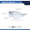 Ge Safety Glasses, Uncoated, Clear Lens, Clear Frame GE114C - alternate 2